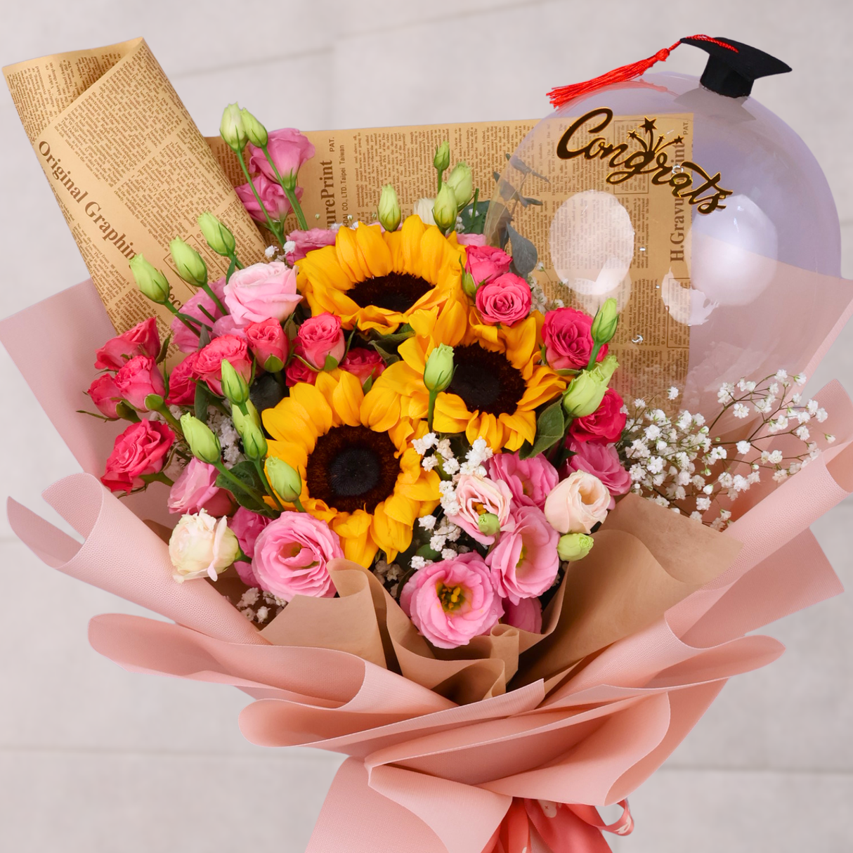 Big Dreams (3 Sunflower) - Flower Bouquet