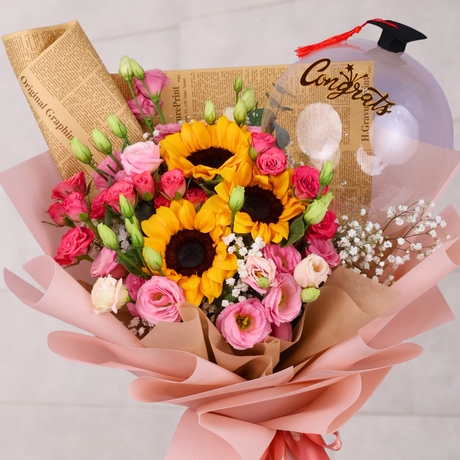 Big Dreams (3 Sunflower) - Flower Bouquet