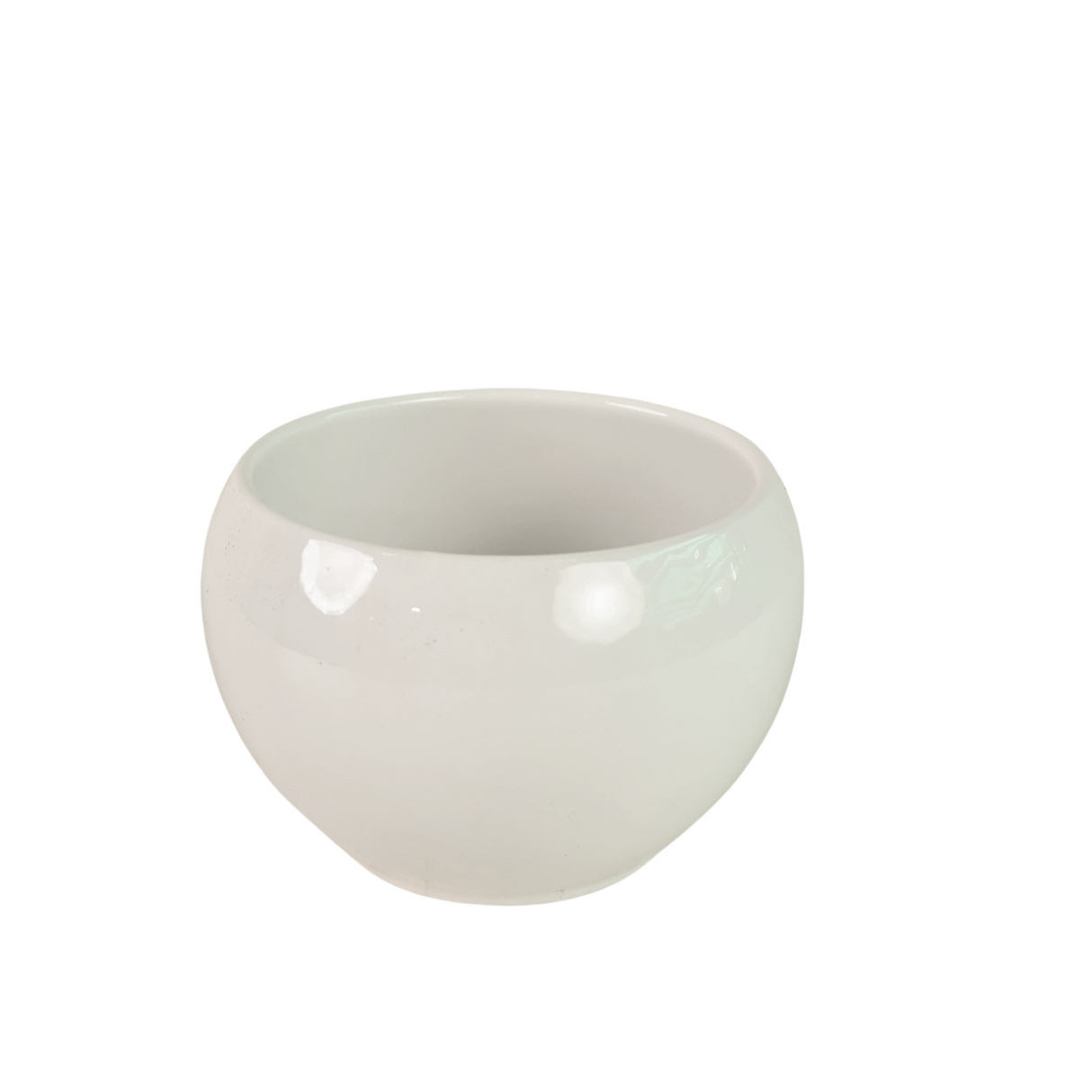 Chalk White Ceramic Pot