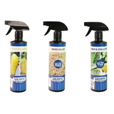 Plastic bottle of household cleaning spray.