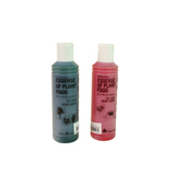 Pink plastic bottle of liquid personal care solution spray.