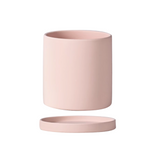 Matte Ceramic Pot with Saucer