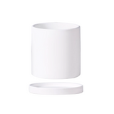 Matte Ceramic Pot with Saucer