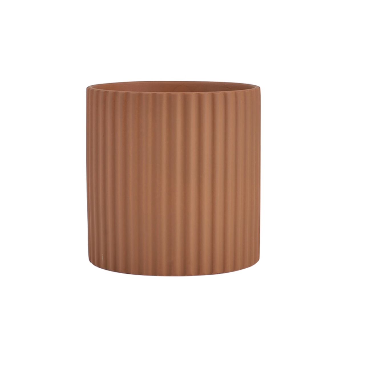 Flower Pot Ribbed Ribbed Ceramic Pot | JM Flower