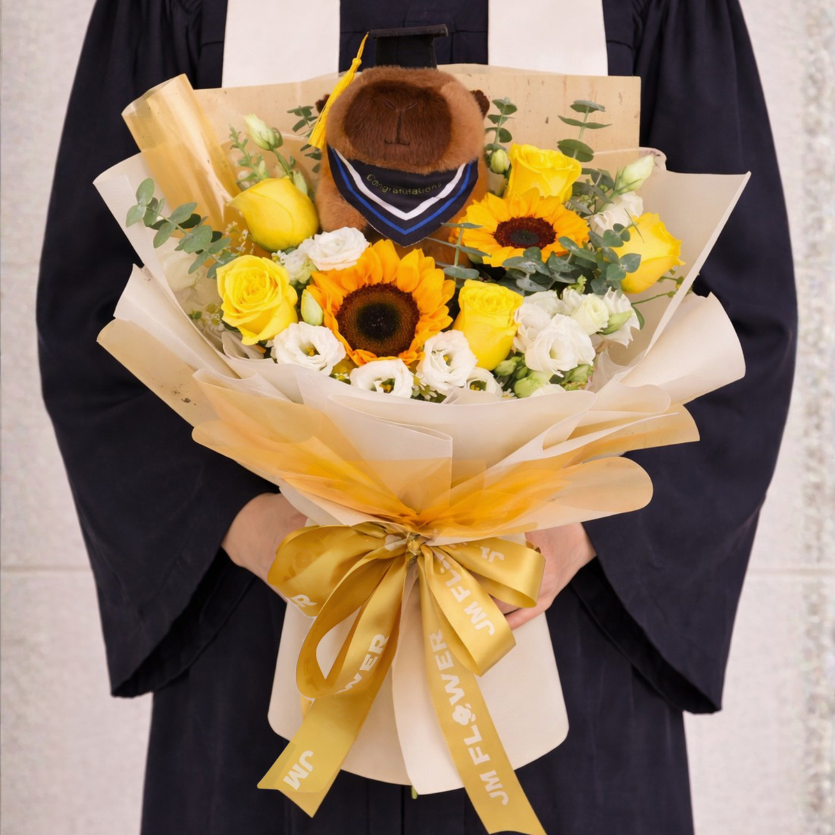 Capy Journey (2 Sunflowers) - Flower Bouquet