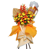 Cheerful Toast - Congratulatory Flower Stand