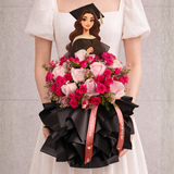 Graceful Horizon (8 Roses) - Flower Arrangement
