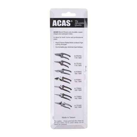 ACAS Straight Blade Pruning Shears