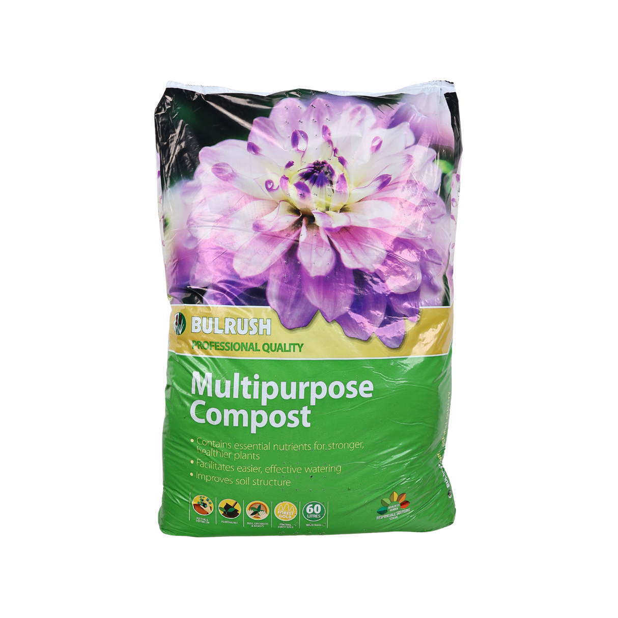 Bulrush Multi-Purpose Compost (60L)