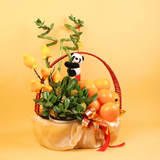 Lucky Harmony (18 Oranges) - Orange and Flower CNY Hamper