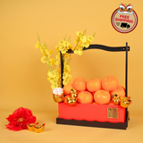 Mandarin Bloom (18 Oranges) - Orange and Flower CNY Hamper