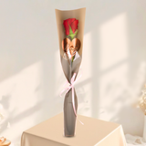 Rose Single Stalk - Colored Sleeve