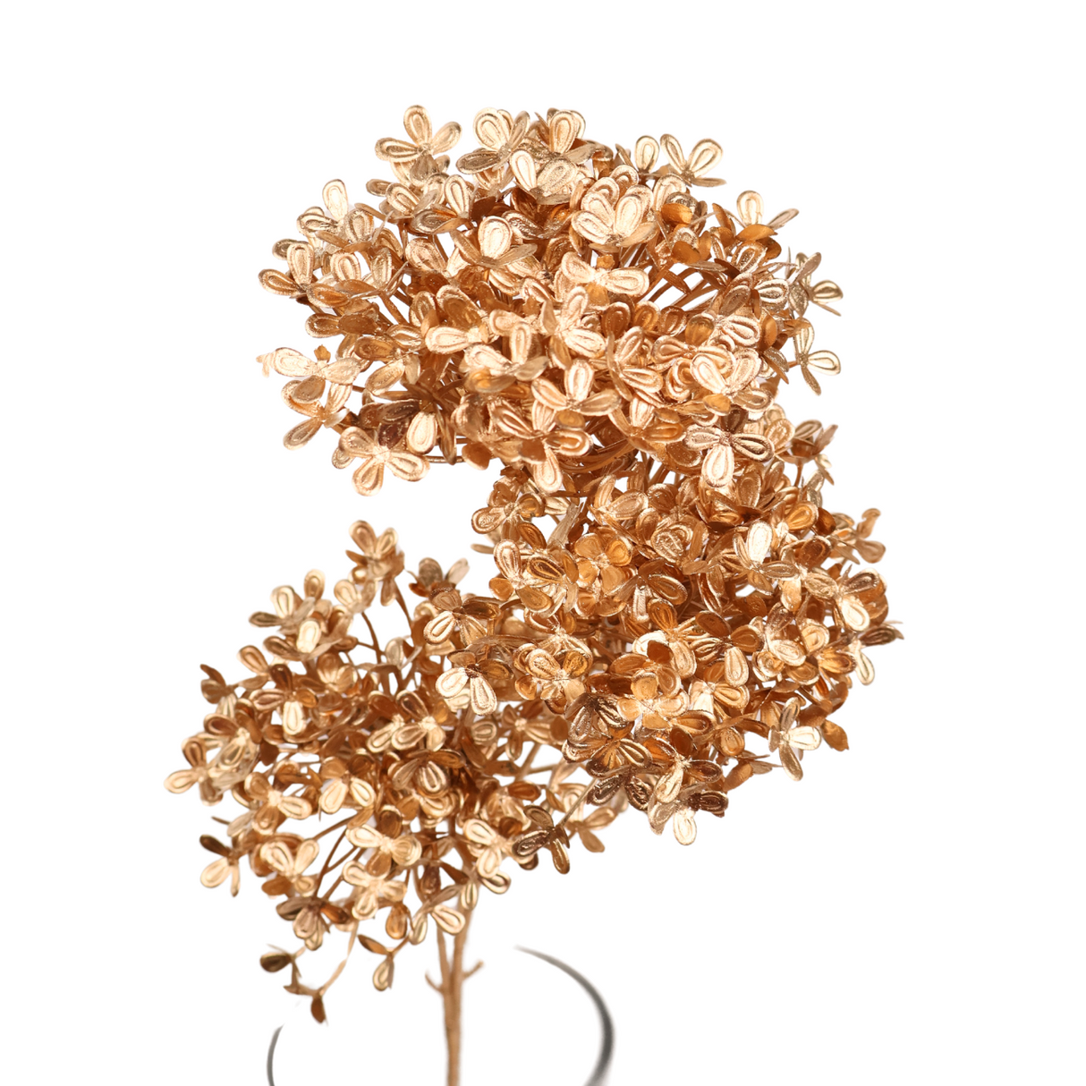 Artificial Gold Hydrangea Balls