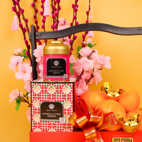 Lunar Legacy (8 Oranges) - Orange and Flower CNY Hamper