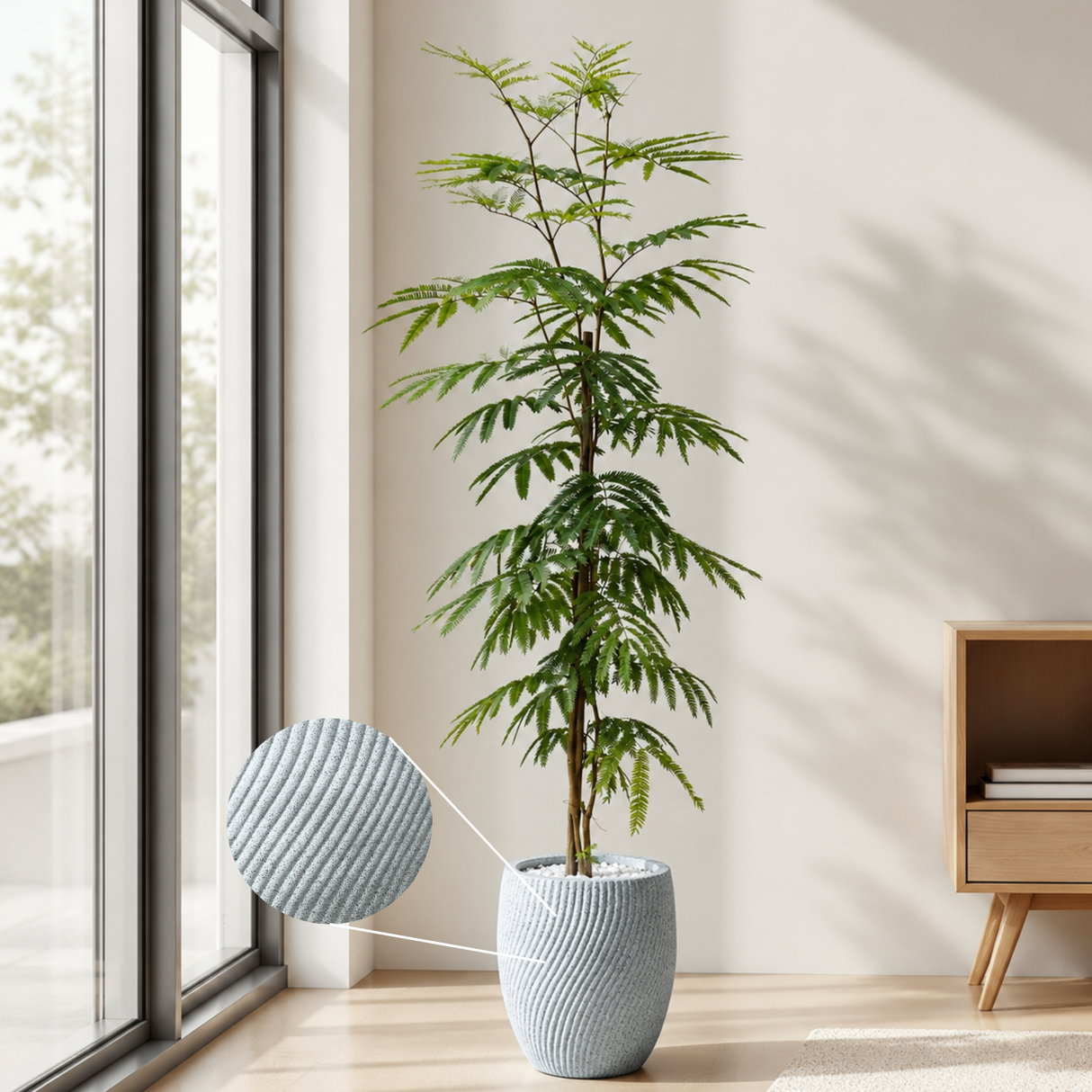 Everfresh Tree in Ceramic Pot (160cm)