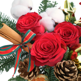 Snowy Rose - Christmas Arrangement