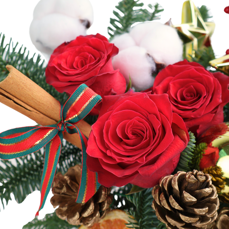 Snowy Rose - Christmas Arrangement