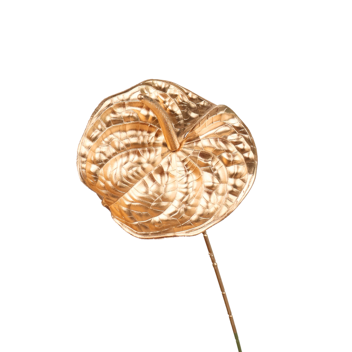 Artificial Gold Anthurium