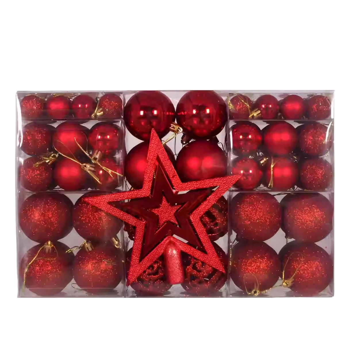 Premium Christmas Baubles Set (101pc)