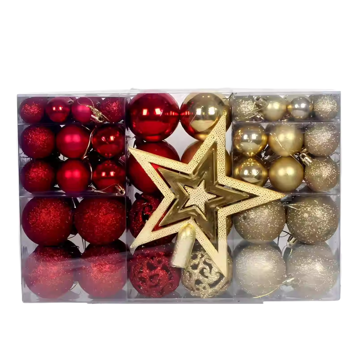 Premium Christmas Baubles Set (101pc)