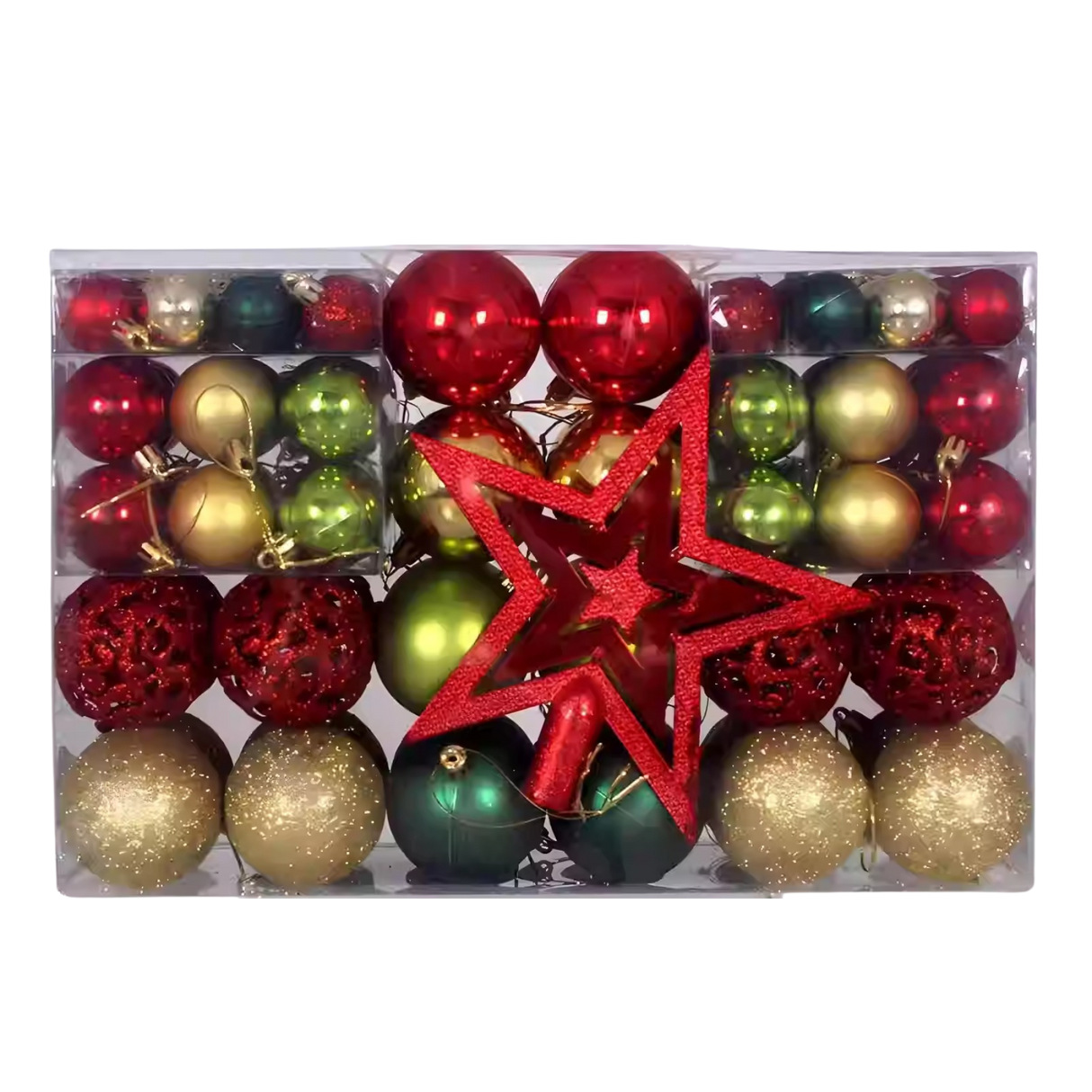 Premium Christmas Baubles Set (101pc)