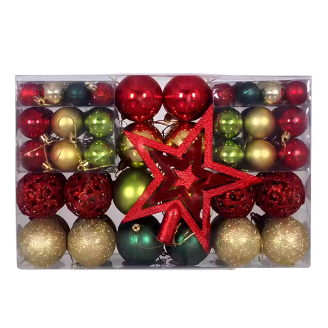 Premium Christmas Baubles Set (101pc)