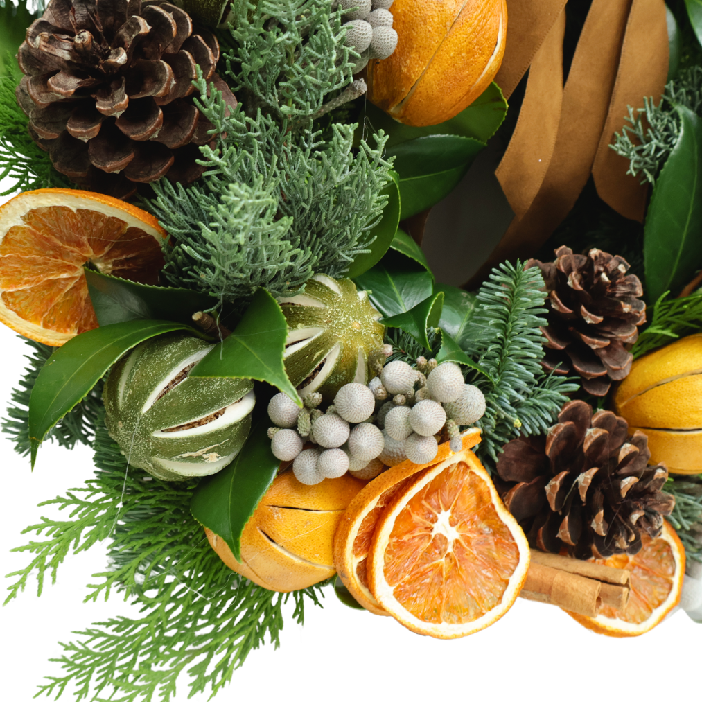 Citrus Grove - Christmas Nobilis Wreath