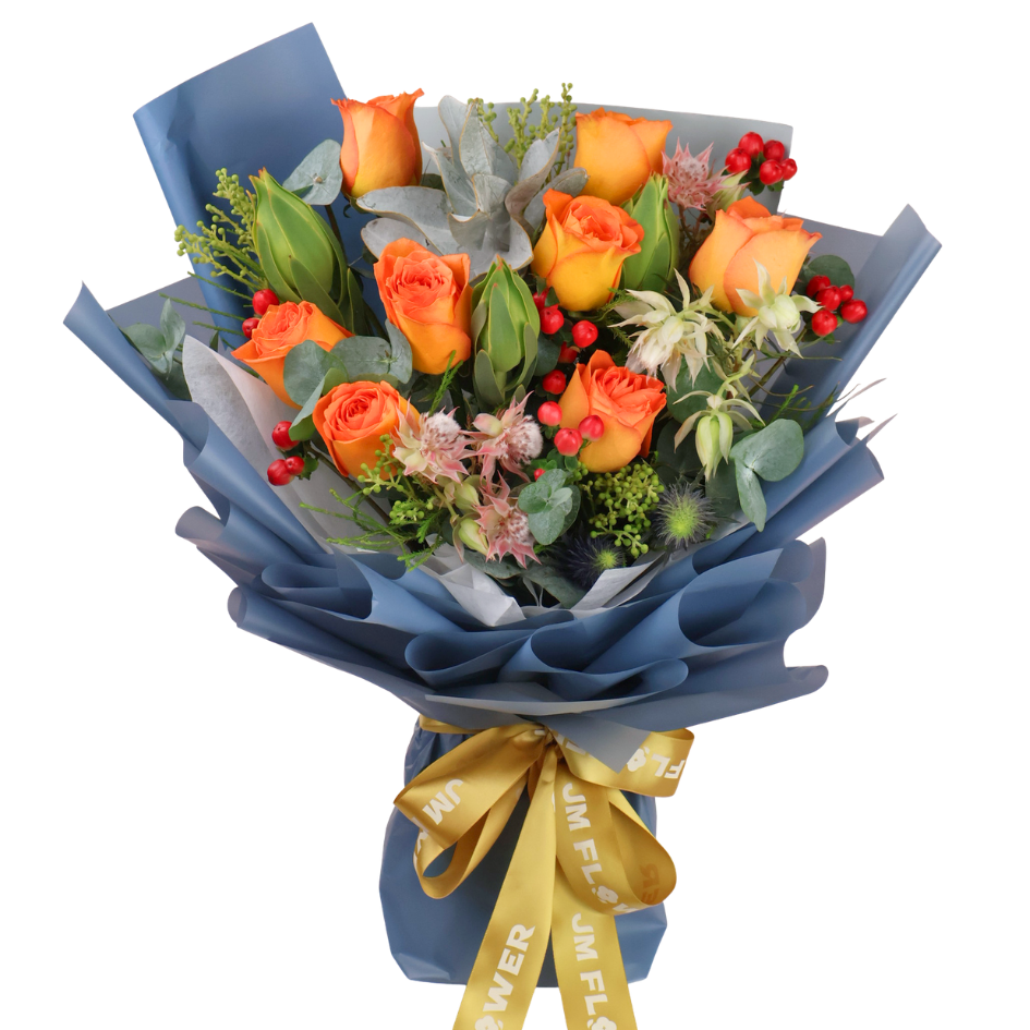 Alina (8 Roses) - Flower Bouquet
