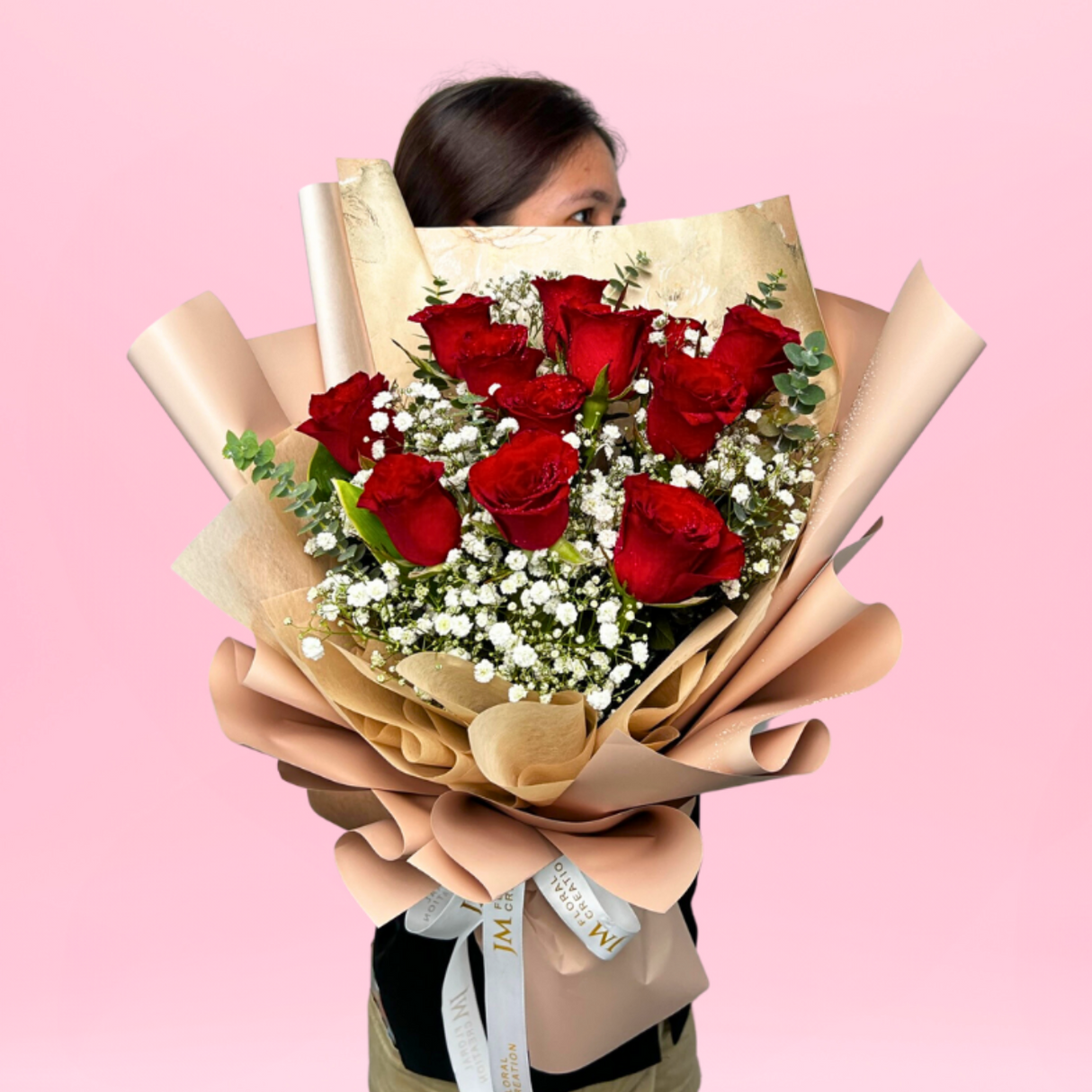 Arabella (12 Roses) - Valentine Flower Bouquet