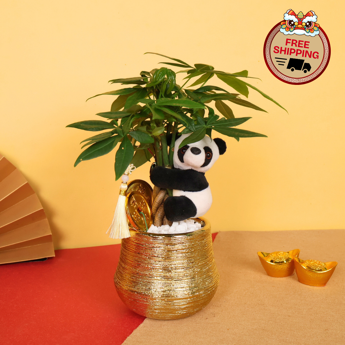 money tree cny Fortune Embrace (Money Tree 发财树)