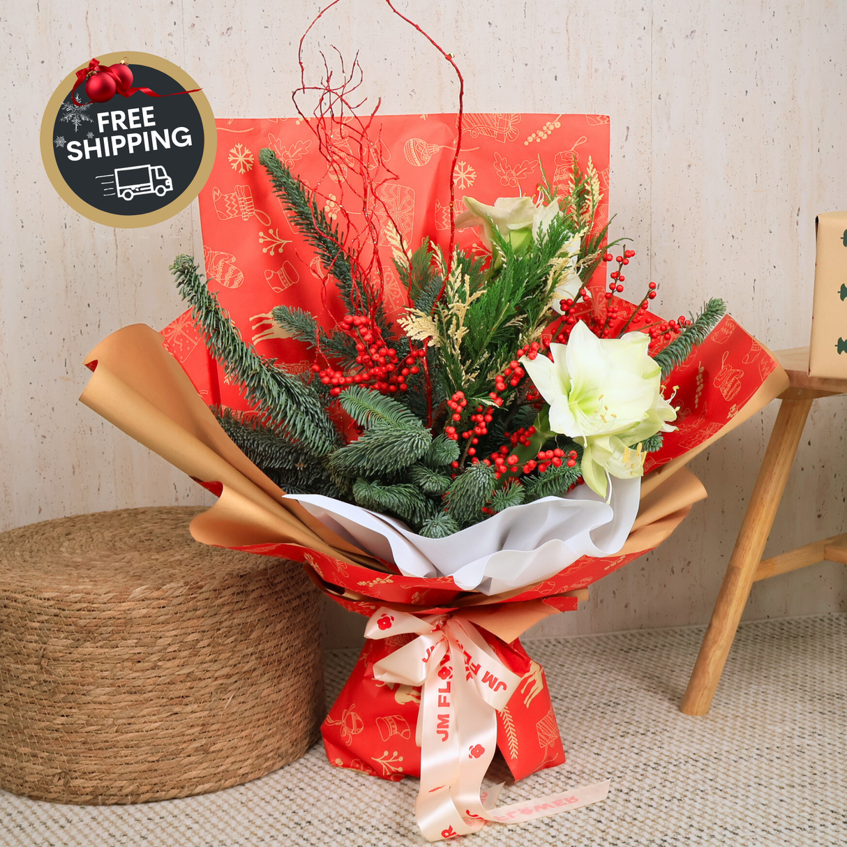 Blooming Christmas - Christmas Flower Bouquet