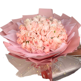 Blushing Devotion (99 Ecuadorian Roses) - Flower Bouquet