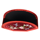 Fan Style Embroidered Velvet Box