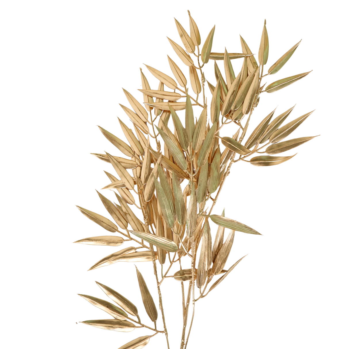 Artificial Gold Bamboo Leaves 80cm