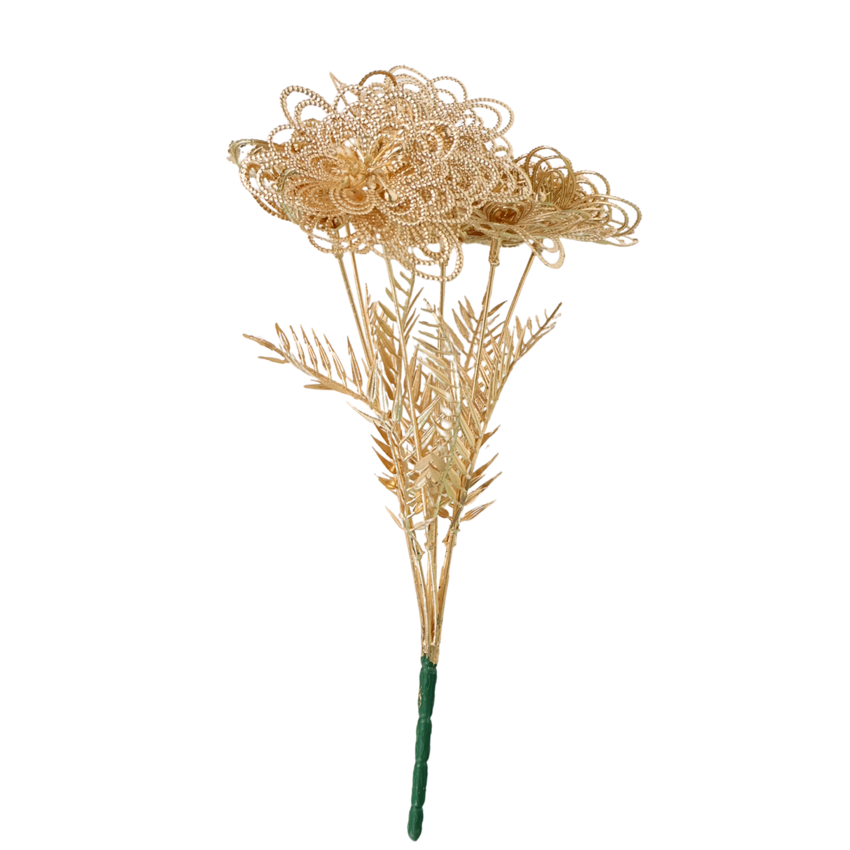 Artificial Gold Blossom 35cm