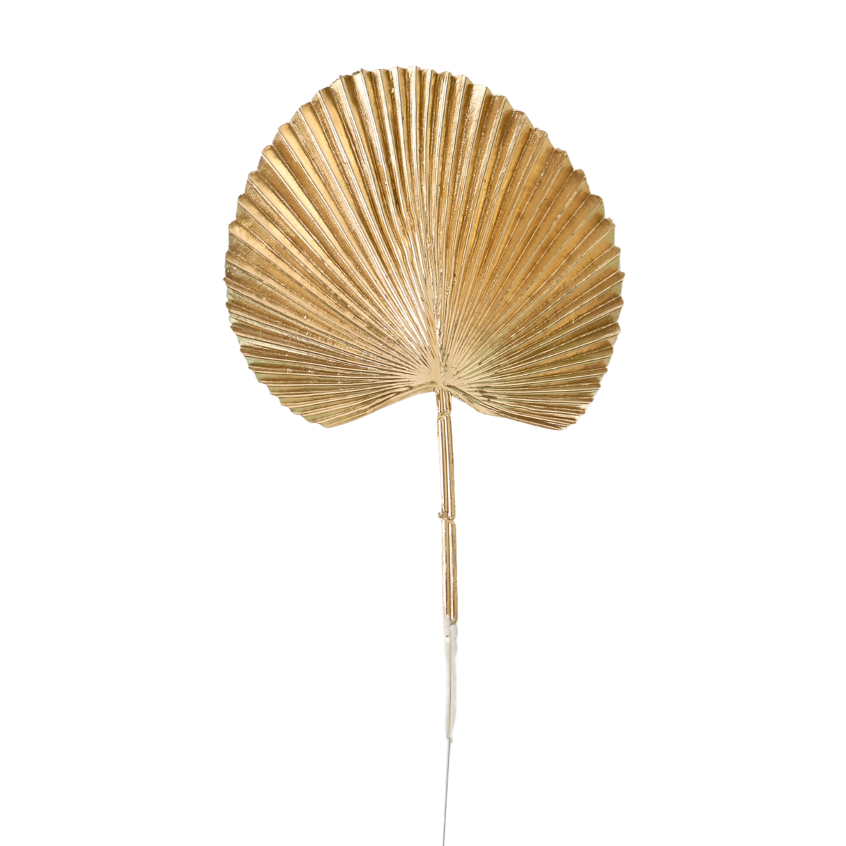 Artificial Gold Fan 35cm