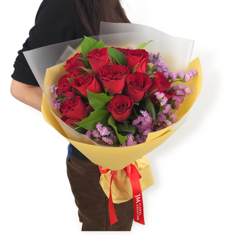 catalina Red Roses Bouquet Birthday Flower Bouquet Singapore