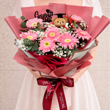 Sparkling Scholar (8 Gerberas) - Flower Bouquet