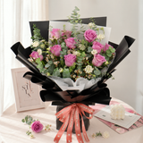 Clarabelle (10 Roses) - Flower Bouquet