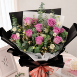Clarabelle (10 Roses) - Flower Bouquet