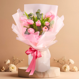 Cloud Love (10 Tulips) - Mother's Day Bouquet