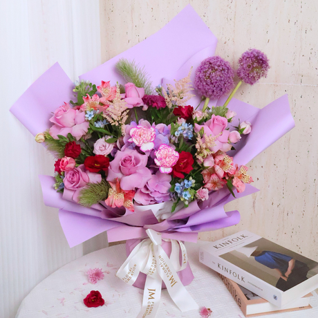 Coniferous pine and fir in vase.