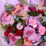 Colette (10 Roses, 1 Hydrangea ) - Flower Bouquet