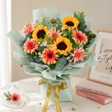 Coralie (10 Gerbera) - Flower Bouquet