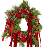 Crimson Garland - Christmas Wreath