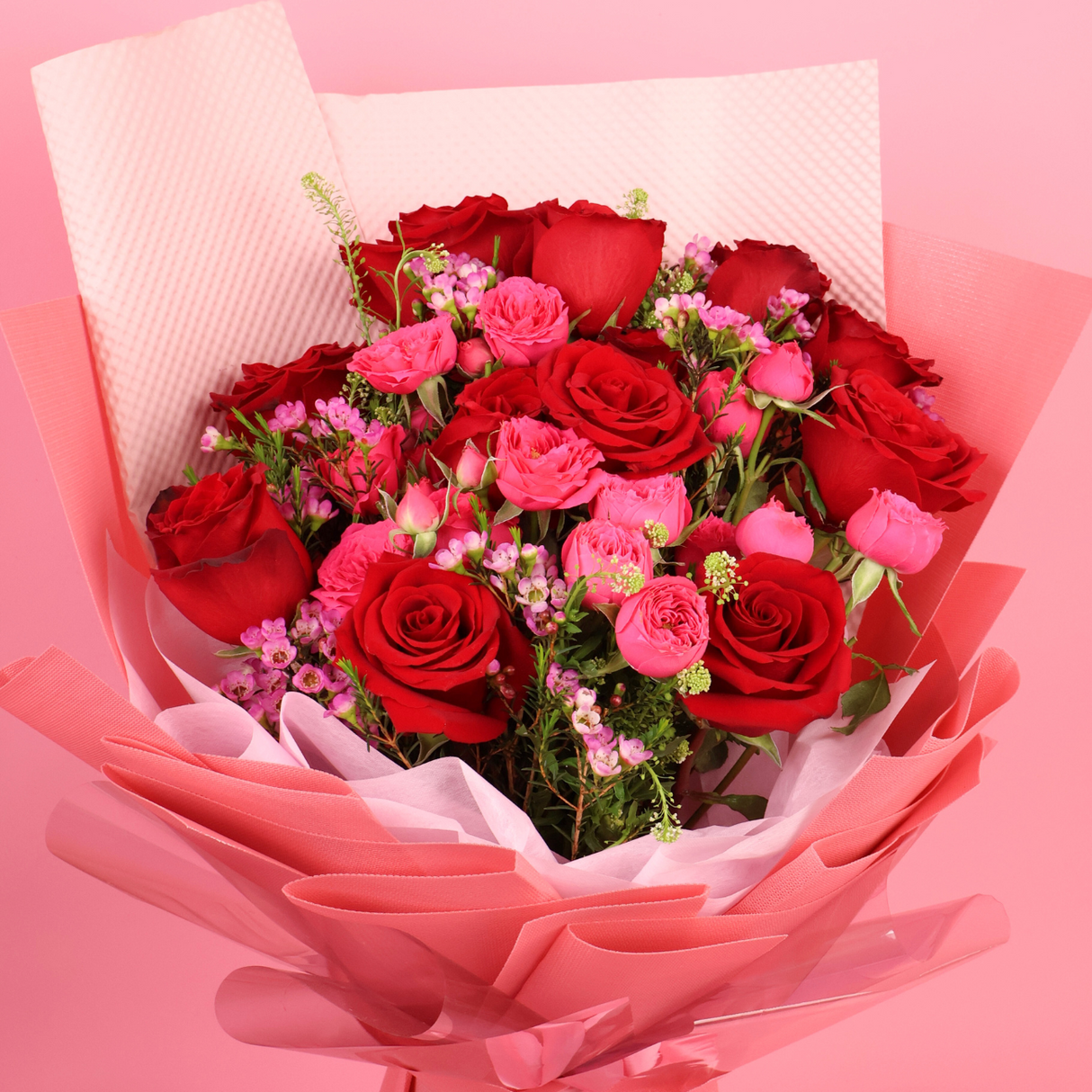 Darling Whisper (12 Roses) - Flower Bouquet