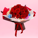 Destiny Red (12/24/50 Roses) - Valentine Flower Bouquet