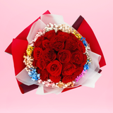 Destiny Red (12/24/50 Roses) - Valentine Flower Bouquet