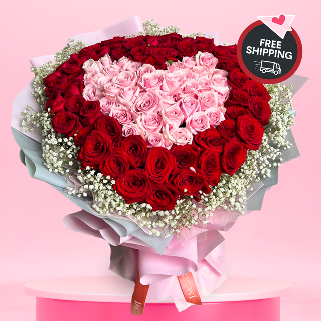 Devoted Desire (99 Roses) - Valentine Flower Bouquet