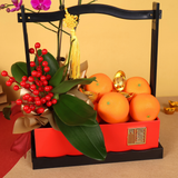 Elegance Jewel (12 Oranges) - Orange and Flower CNY Hamper